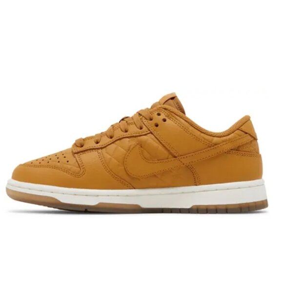 Nike Dunk Low 'Quilted Wheat' Sail Black - Picture 3 of 9